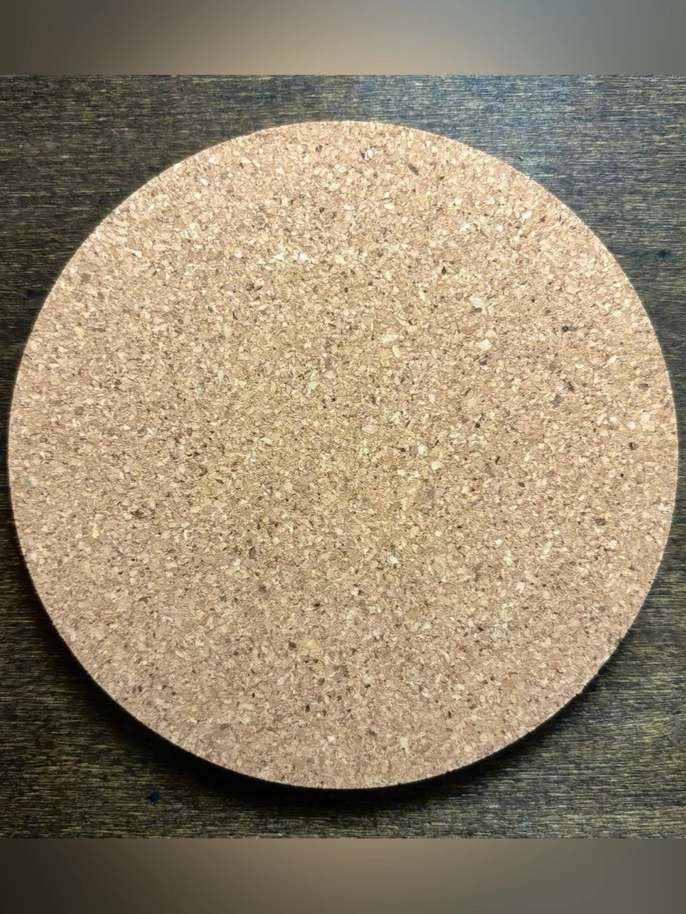 Cute Cat Laser Engraved Cork Coaster